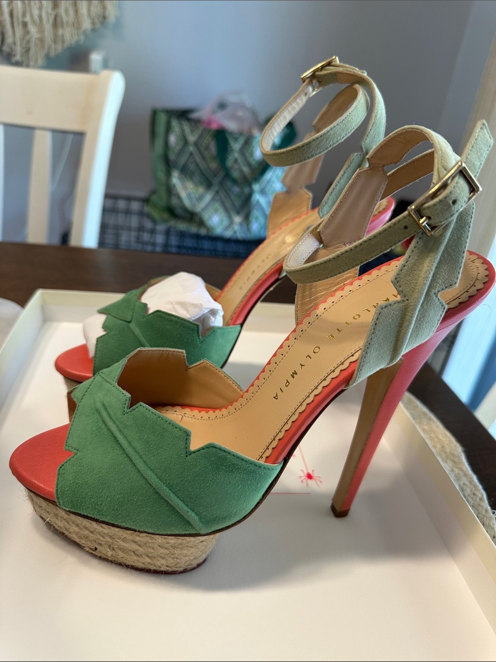 Charlotte Olympia Isla Heels NIB size 39